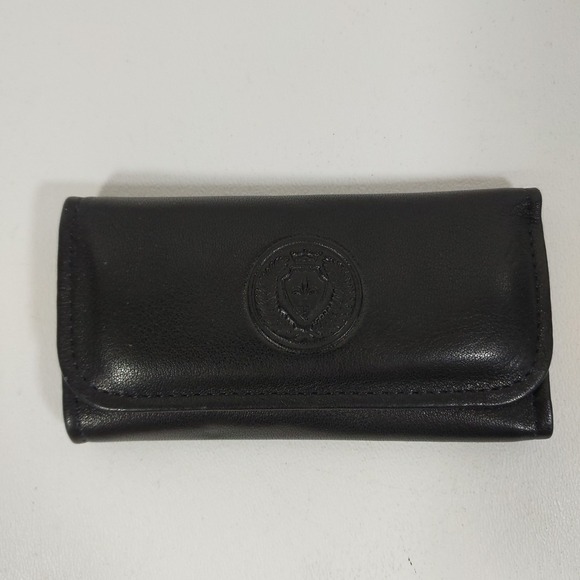 Amity Other - Vintage Amity Positive Lock Black Cowhide Key Kaddy Case